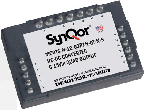 Неизолированный преобразователь DC/DC - MCOTS-N-12-Q3P1N-QT - SYNQOR - для печатной платы / прочный