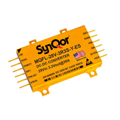 Преобразователь DC/DC для суровых природных условий - MQ 28V - SYNQOR - регулируемый / для печатной платы / с одним выходом