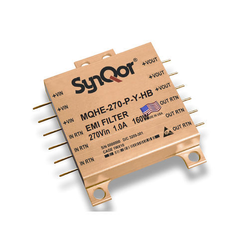 EMI-фильтр - 270 Vin - SYNQOR - нижних частот / пассивного типа / для преобразователя DC/DC