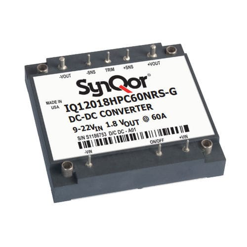 Преобразователь DC/DC с входным напряжением 2:1 - IQ12  - SYNQOR - изолированный / SMD / промышленный