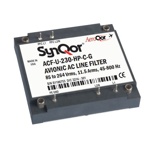 Электронный фильтр нижних частот - ACF-U-230 series - SYNQOR - пассивного типа / дифференциальный режим / общего режима