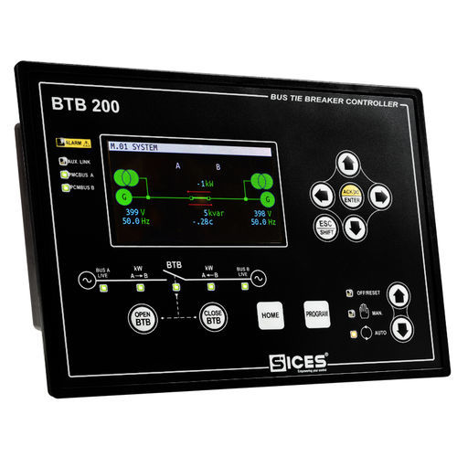 Автоматический контроллер для электрогенераторной установки - BTB 200 - S.I.C.E.S. - параллельный / с ручным управлением / с шиносоединительным выключателем