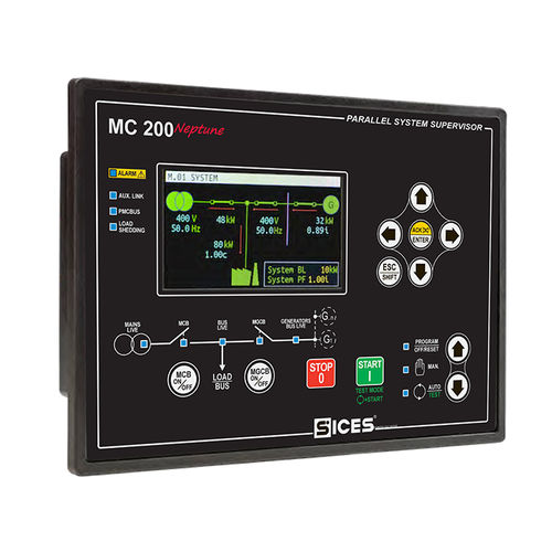 Параллельный контроллер для электрогенераторной установки - MC 200 Neptune - S.I.C.E.S. - DNV / для использования на морских судах