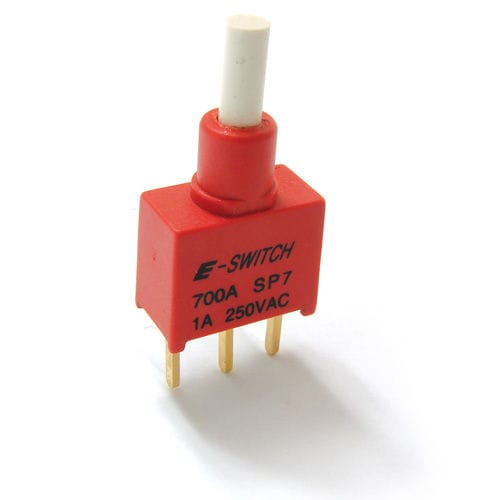 Герметичная пусковая кнопка - 700A series - E-SWITCH - IP67 / PCB / моментальное срабатывание