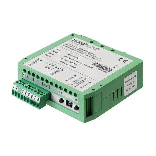 Модульный формирователь сигнала - MUP-410 - Novotechnik - на DIN-рейке / для датчика