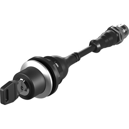 Пусковая кнопка с ключом - SHORTRON®-M12 SSSA12II_M07 - Georg Schlegel GmbH & Co. KG - IP65 / 2NO / постоянный ток