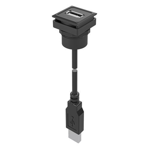 Соединитель для передачи данных - OKTRON®-JUWEL OKJ_USB - Georg Schlegel GmbH & Co. KG - джек / USB / квадратный