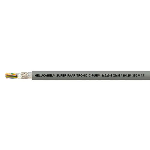 Электрический кабель для передачи данных - SUPER-PAAR-TRONIC-C-PUR® - HELUKABEL - DIN / маслоустойчивый / устойчивый к УФ-лучам