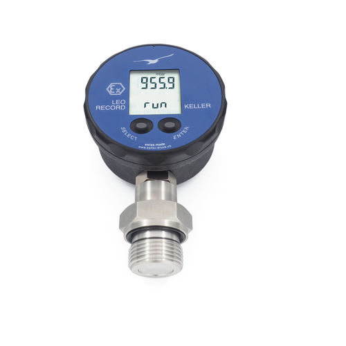 Цифровой манометр - LEO-Record-Ei - KELLER Pressure - G 1/4 / NPT 1/4 / из алюминия