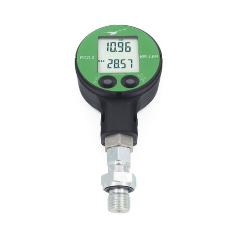 Манометр с дисплеем LCD - ECO 2 - KELLER Pressure AG - резьбовой / G 1/4 / G 1/8