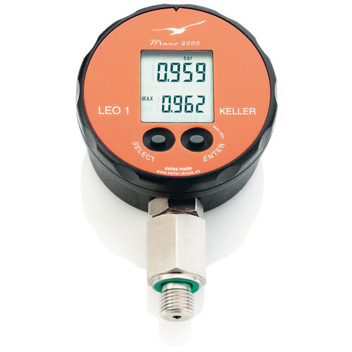 Манометр с дисплеем LCD - LEO1  - KELLER Pressure AG - резьбовой / G 1/4 / NPT 1/4