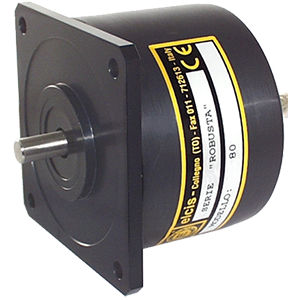 Инкрементальный датчик угла поворота - 80 - ELCIS ENCODER - со сплошным валом / с квадратным фланцем / 24 Vcc