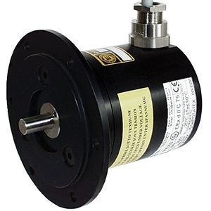Взрывозащищенный датчик угла поворота - 080EXS series - ELCIS ENCODER - инкрементальный / со сплошным валом / с полой осью