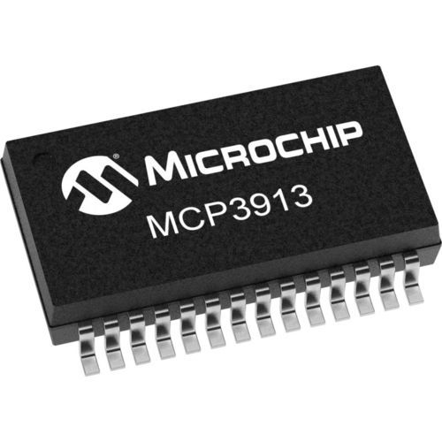 Аналоговый преобразователь - MCP3913 - Atmel - высокий расход / многоканальный / 24-битовый