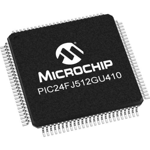 Микроконтроллер 12 битов - PIC24FJ512GU410 - Atmel - для использования в автомобиле / низкая мощность / аналоговый