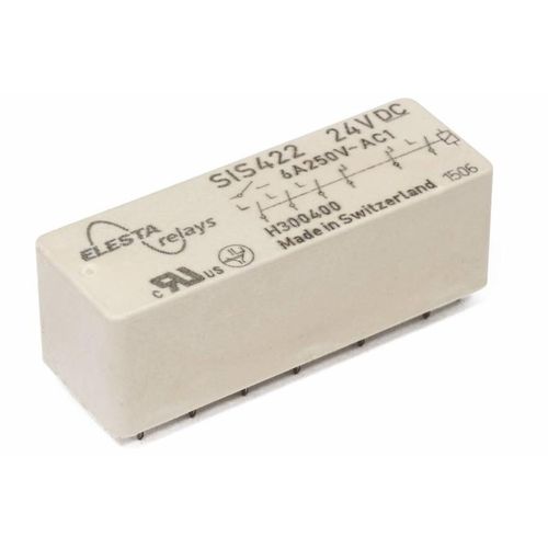 Электромеханическое реле 24 Vcc - SIS422 SEN - ELESTA GmbH - 12 Vcc / 6 Vcc / 48 Vcc
