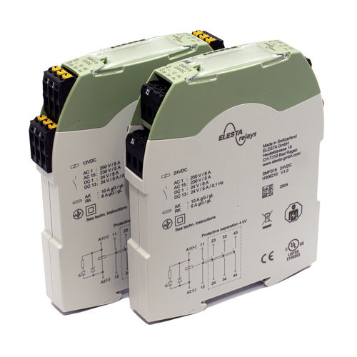 Монтируемый модуль-реле на DIN-рейке - SMF5 - ELESTA GmbH - электромеханический / DC / компактный