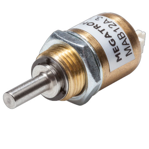 Абсолютный датчик угла поворота - MAB12A - MEGATRON Elektronik GmbH & Co. KG - с эффектом Холла / однооборотный / со сплошным валом