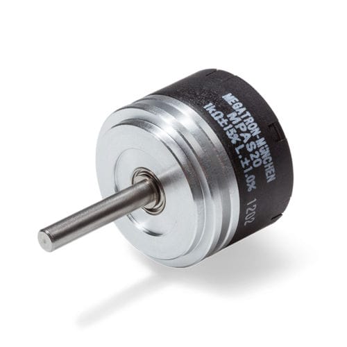 Потенциометр из токопроводящей пластмассы - MPAS20 - MEGATRON Elektronik GmbH & Co. KG - однооборотный / с ручным управлением / аналоговый