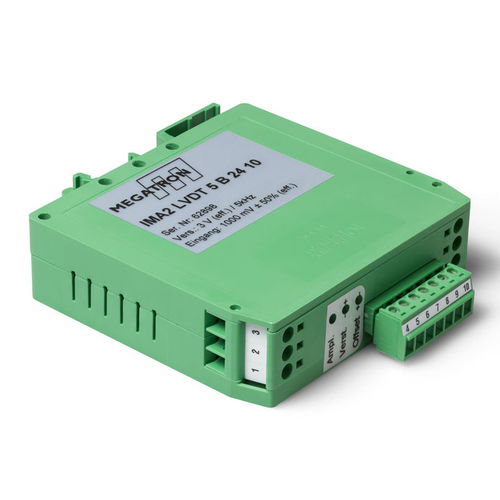 Усилитель сигнала - IMA2LVDT - MEGATRON Elektronik GmbH & Co. KG - аналоговый / изолированный / для индуктивного и резистивного датчика