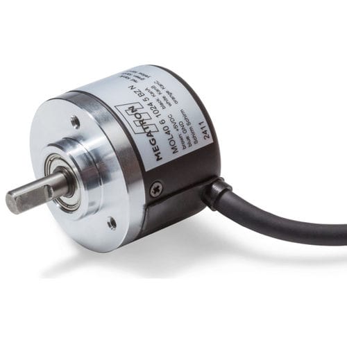 Инкрементальный датчик угла поворота - MOL40 - MEGATRON Elektronik GmbH & Co. KG - фотоэлектрический / со сплошным валом / IP50