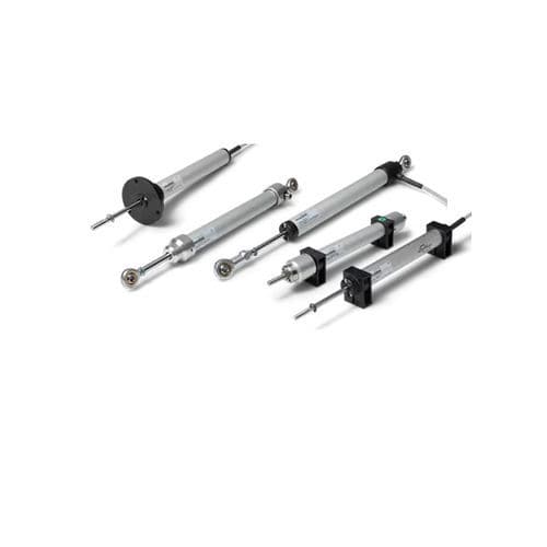 Линейный датчик перемещения - RC20 - MEGATRON Elektronik GmbH & Co. KG - с потенциометром из токопроводящей пластмассы / с потенциометром с пружиной / аналоговый