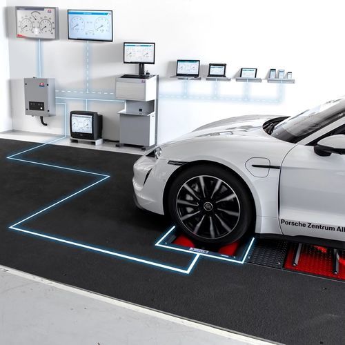 Стенд для испытаний тормозов для легковых автомобилей - C_MBT C 3.5 W220 - MAHA Maschinenbau Haldenwang GmbH & Co. KG - роликовый