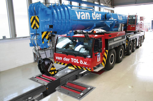 Стенд для испытаний тормозов для грузовика - MBT 4200 LON W COMPETENCE - MAHA Maschinenbau Haldenwang GmbH & Co. KG - роликовый
