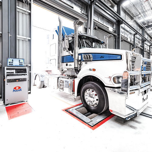 Стенд для испытаний тормозов для грузовика - MBT 7250 EUROSYSTEM - MAHA Maschinenbau Haldenwang GmbH & Co. KG - роликовый