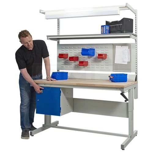 Верстак из металла - BA79xxxxLXX series - Quality Metal Products - с выдвижным ящиком