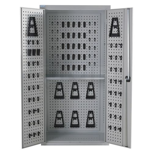 Шкаф для инструментов - CPF578225Z, CPF189046Z - Quality Metal Products - для цеха / напольный / с полками
