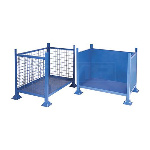 Ящичный поддон из стали - POFxxxxxxMBX series - Quality Metal Products - для хранения / промышленный
