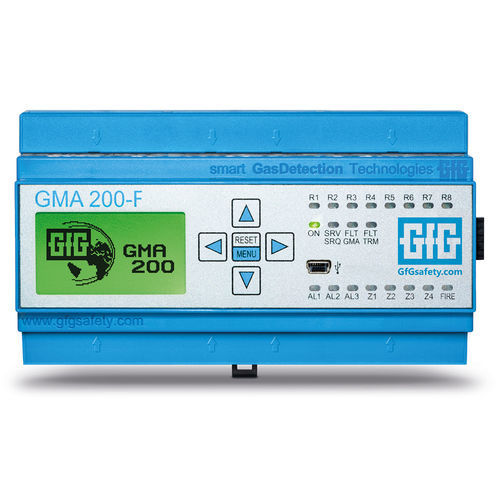 Адресуемая станция обнаружения газа - GMA200-F - GfG - Gesellschaft für Gerätebau mbH - для крепления на DIN-рейке / программируемая / многоканальная