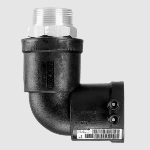 Колено трубы из нержавеющей стали - WUN V2A 90 - Aliaxis - 90° / из PE
