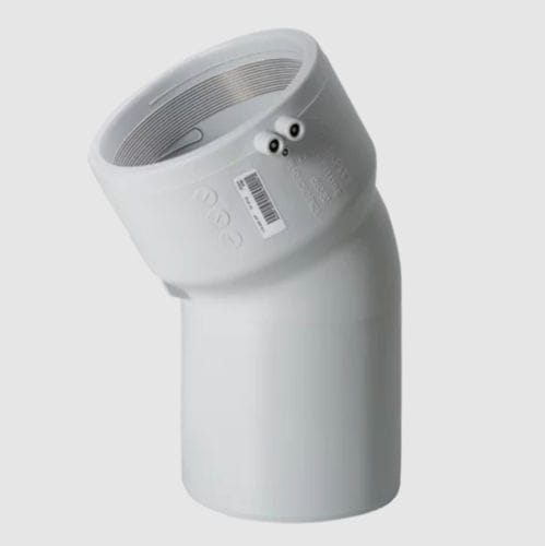 Колено трубы 90° - ABMS - Aliaxis - из PE / 15° / 30°