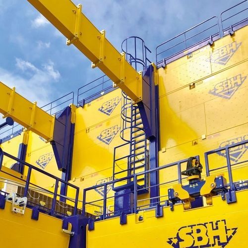 Выдвижная лестница из стали - SBH Tiefbautechnik