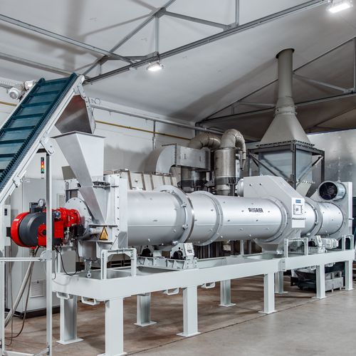 Осушитель с вращающимся барабаном - TK - ALLGAIER PROCESS TECHNOLOGY - ротационный / непрерывного действия / для погрузки навалом