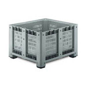 Ящичный поддон из пластика - 1091 F - capp plast srl - сельскохозяйственный / с крышкой / ажурный