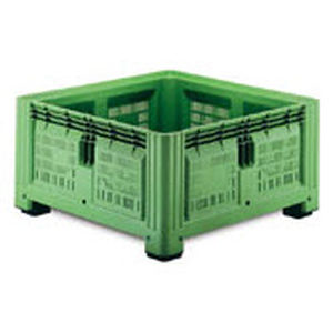 Ящичный поддон из пластика - 1063 F - capp plast srl - сельскохозяйственный / с крышкой / ажурный
