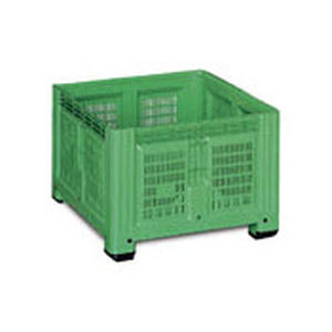 Ящичный поддон из пластика - 1076 F - capp plast srl - сельскохозяйственный / с крышкой / ажурный