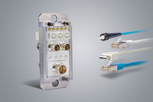 Соединитель для передачи данных - ODU-MAC® Silver-Line - ODU GmbH & Co. KG - для причала / высокое качество / против растяжения