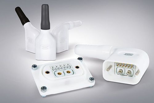 Модульный соединитель - ODU-MAC® White-Line - ODU GmbH & Co. KG - гибридный / оптического волокна / DIN