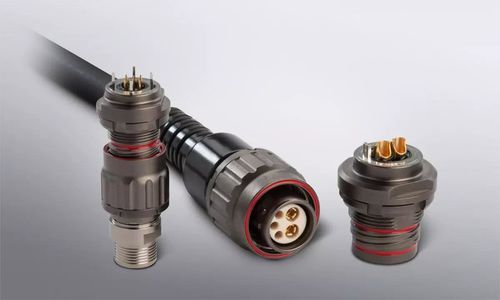 Круглый соединитель - AMC® Threaded - ODU GmbH & Co. KG - для передачи данных / с резьбовым соединением / из металла