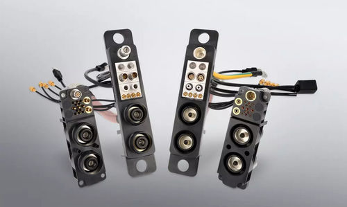 Модульный соединитель - ODU-MAC® Power Connector - ODU GmbH & Co. KG - для источника электропитания / обжимной / винтовой