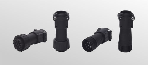 Соединитель для передачи данных - Circular connectors M1 series - Schaltbau GmbH - круговой / винтовой / 6 полюсов