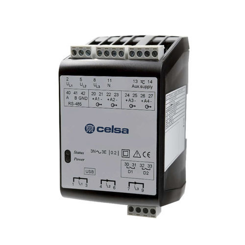 Трансдуктор на DIN-рейке - CPQT4 - CELSA MESSGERATE ESPAÑA S.L. - аналоговый / USB