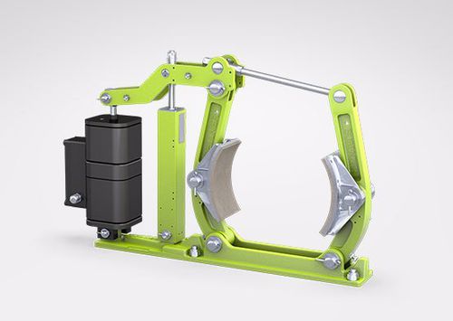 Тормоз с барабаном - EBN series - DELLNER BUBENZER Germany GmbH - на пружине / разжимание вручную / регулируемый