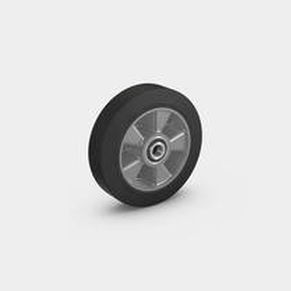 Колесо с бандажом - RÄDER-VOGEL RÄDER- UND ROLLENFABRIK GMBH & CO. KG - из каучука / эластичное / полное