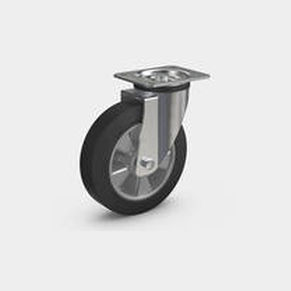 Колесо с бандажом - 80 HE   - RÄDER-VOGEL RÄDER- UND ROLLENFABRIK GMBH & CO. KG - из каучука / подшипника / эластичное