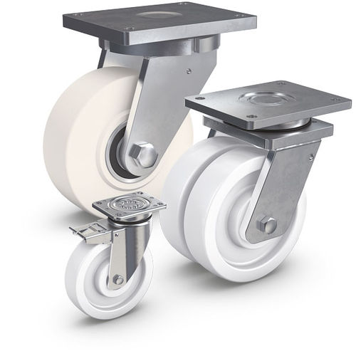 Колесо с бандажом - PEVOLON® - RÄDER-VOGEL RÄDER- UND ROLLENFABRIK GMBH & CO. KG - из стали